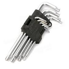 Torx key set long reache